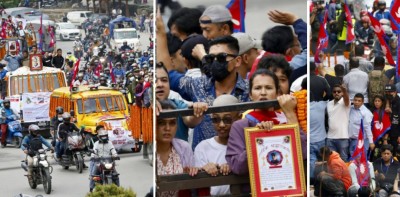  जेनजीको शवयात्रामा मन्त्रीद्वय कुलमान घिसिङ र ओमप्रकाश अर्याल सहभागी 